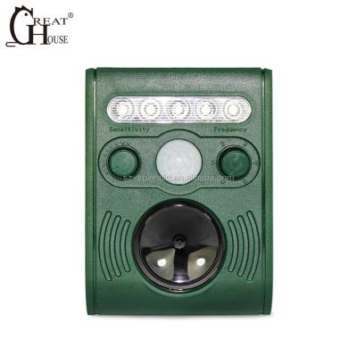 China GH-191B Eco-friendly Solar Ultrasonic Reflector Cat Dog Reflector Bird Animal Control for sale