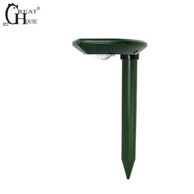 China GH-201 Greathouse Disposable Solar Ultrasonic Vibration Mole Reflector with Night Light for Garden for sale