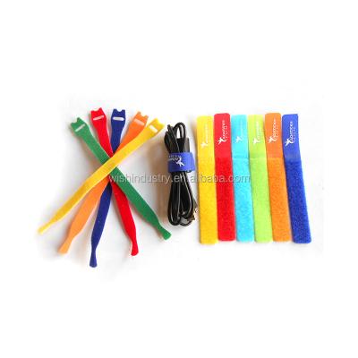 China Self Cable Management Hook Loop Hook And Loop Cable Ties Printed Viable Exciting Tape for sale