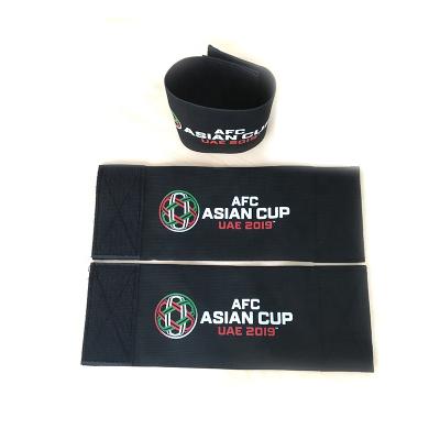 China Breathable Sport Accessories Customized Soccer Football Captain Armband for sale