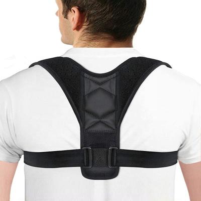 China Adjustable Hook Buckle And Nylon Strap Support Corrector Straightener Shoulder Brace Posture Corrector For Students And Upper Back Adults for sale