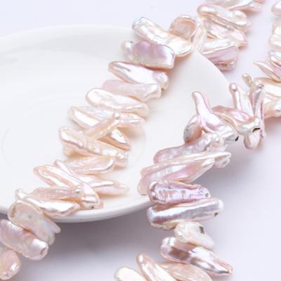 China Jewelry making best selling product mix color 25-27mm jewelry biwa pearl freshwater pearl for sale