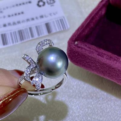 China CLASSIC 2022 Sterling Silver Tahitian Pearl Real Pearl for sale