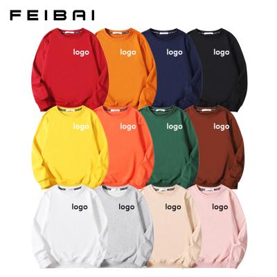 China Anti-Wrinkle Moq Low Sleeve Plain Drop Shoulder Sweatshirts Long Cotton Casual Oversized Crewneck Sweatshirts Custom for sale