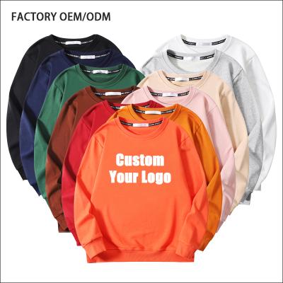 China Breathable Factory Wholesale Cheap Custom Embroidery Printing LOGO Plain Crewneck Men's Hoodies and Sweatshirts for sale