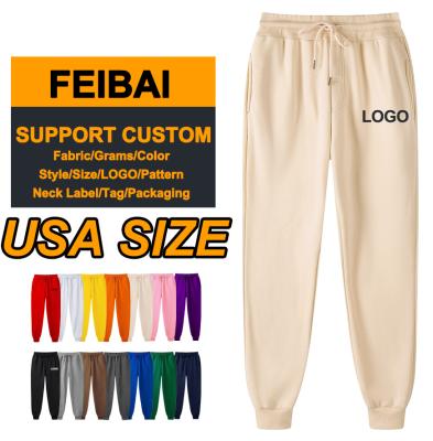 China FEIBAI Anti-wrinkle Manufacturer Wholesale Custom Jogger Men's Sweatpants for sale