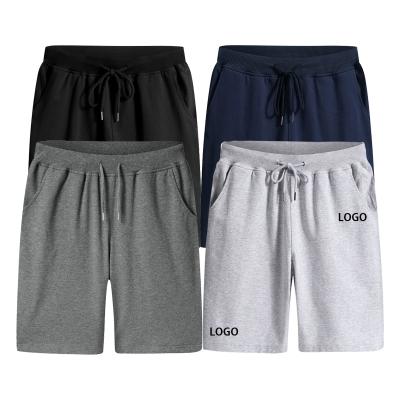 China Factory Wholesale LOGO Cotton Running Jogger Track Sweat Shorts Custom Men Anti-wrinkle Cotton Leisure Sports Pants for sale