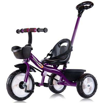 China Safety Durable 3 Wheels Mini Baby Tricycle Girls Kids Wholesale Custom Push Tricycle for sale