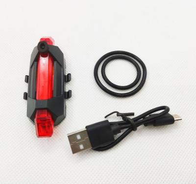 China Factory Hot Selling Durable Customized Usb Rechargeable Led Light Waterproof Tail Light For Bicycle for sale