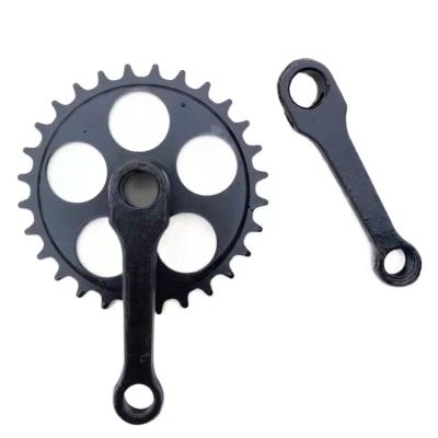 China Waterproof Kids Steer Mount Crank Lightweight Kids Bike Crankset Bicycle Crankset for sale