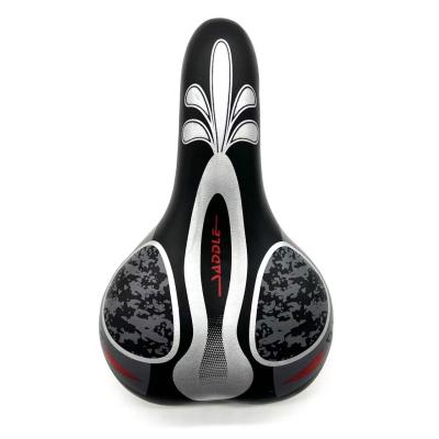 China Durable Exercise Extra Large City MTB Cushion Bicycle Seat Mountain Road Bike Cycling Saddle for sale