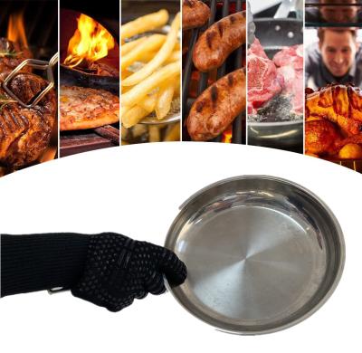 China Five Finger For Safe Fit Heat Protect Kitchen Oven Gloves GRILL Grill Glove Custom Logo Product Hot Stand Extreme Heat Resistant Gloves for sale