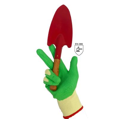 China Comfortable Cheap Custom Garden Gloves Foam Latex Nitrile Coated Palm Gloves Nitrile Rubber Dipped Work Gloves For Gardening Seeding for sale