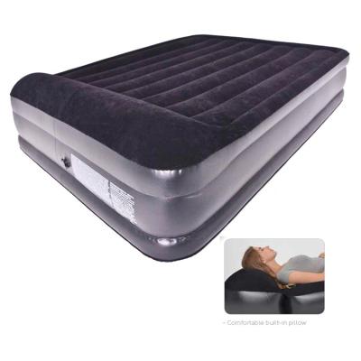 China Foldable Home Furniture Space Saving Furniture Foshan Air Mattress Air Bed Queen Size High Raised Mattress With Built In Pillow for sale