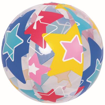 China Jilong 67202 Colorful Printing Kids Inflatable Colorful Beach Ball for sale