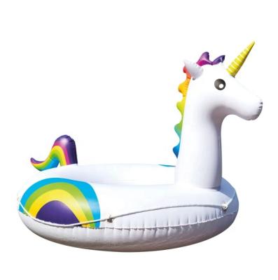 China 2 air chamber for extra safety; Inflatable Cup Holder Jilong 31875 Unicorn Pool Float For Adults for sale