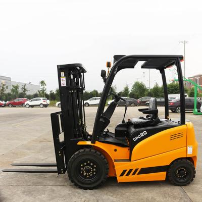 China Construction worksÂ   Widely Used Self Loading 2 Ton CPD20 Heli Eclectic Forklift Truck for sale