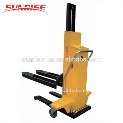 China Garment Shops 2 Ton Electric Stacker Operated Power Pusher Economical Stacker With 3 Meter Lift Height for sale