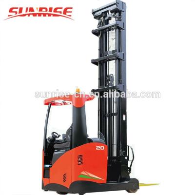 China Construction worksÂ   Hot Sale 12.5m Height 2T Reach Electric Stacker for sale