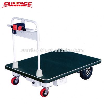 China SR-108 Industrial Material Handling Equipment Electric Platform Cart for sale