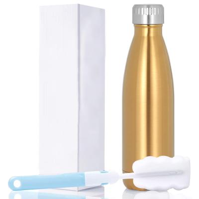 China Amazon Hit PORTABLE Eco Friendly Gym Drinks Double Wall Sport Insulated Custom Cola Stainless Steel Water Bottle for sale