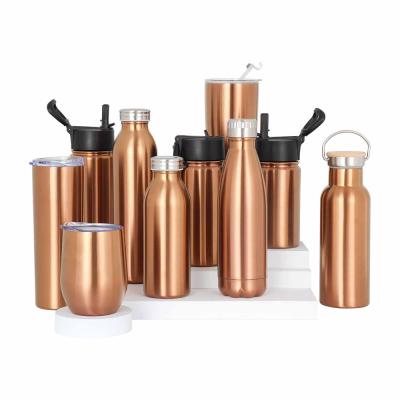 China Wholesale 400ml 500ml 600ml 700ml 2000ml 18/8 Stainless Steel Vacuum Flask PORTABLE Water Bottle Insulated Sports Bottle With Cable Lid for sale