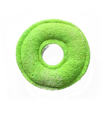 China Viable Loofah Toys Rabbit Chew Toys for Dental Health, Natural Handmade Donut Small Animal Toys for sale