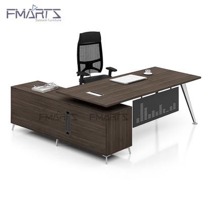 China Flip the Latest Simple Style Executive Office Furniture Luxury Boss Table Office Desk for sale