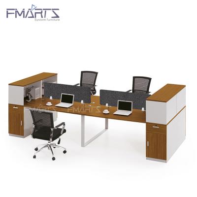 China Tan Screen Board Staff Use Office Desk Maintain.environmental Lightweight Attractive And Durable Modular Workstation for sale