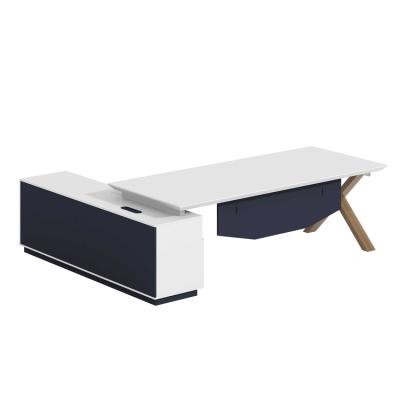 China Europe style simple design office computer desk modern white table table top shot for sale