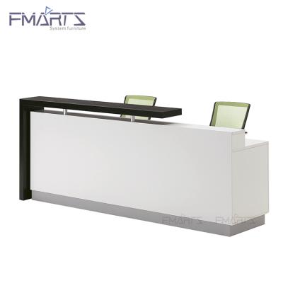 China Maintain.environmental aesthetic appearance living room white humanized used reception desk for sale