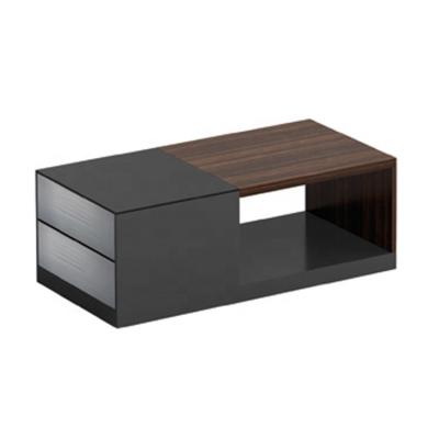 China Knock Down Modern Design Furniture Rectangle Wooden Coffee Tea Table for sale