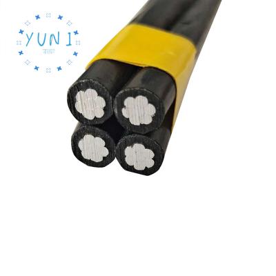 China Copper YUNI  Overhead power Aerial Bundle Cables LXS ABC Cable for sale