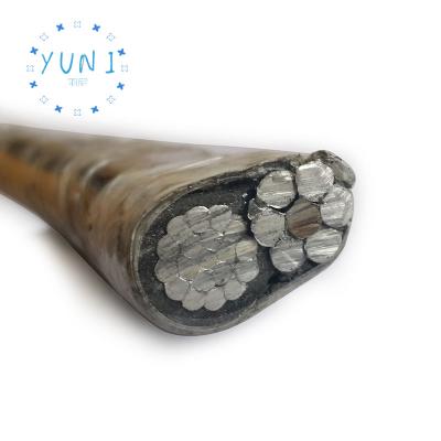 China Copper YUNI Aerial bundled overhead 4*25 4*35 4*50 4*70 4*95 4*120 mm2 mm aluminium abc cable for sale