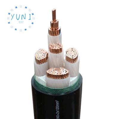 China Copper Clad Aluminum YUNI  MARINE cable LSFSGA-9 10AWG 4 CONDUCTOR Watertight Braid Metal Armor for sale