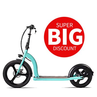 China Large Motor 20 Inch Two Wheel Outdoor Sport Unisex Off Road Electric Scooter Big Wheel 350w for sale