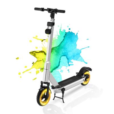 China Cheapest Unisex Aluminum Alloy Black Drum Brake Electric Scooter 500w 2022 For Sharing for sale