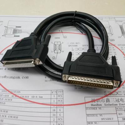 China COMPUTER Customized DB37pin D-Sub Male To DB37pin Female Cable For Machine Custom Length for sale