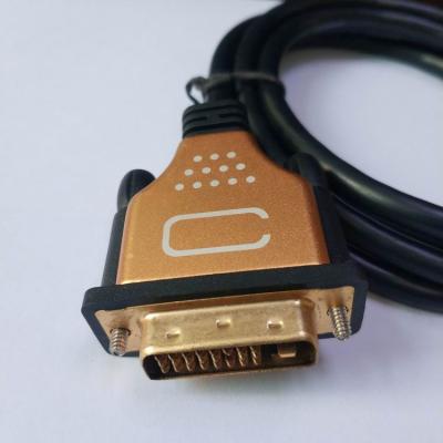 China Active Multimedia CableDeconn DVI-D Dual Link 24+1 Male To VGA Male Video With Ribbon Cable Adapter Converter for sale