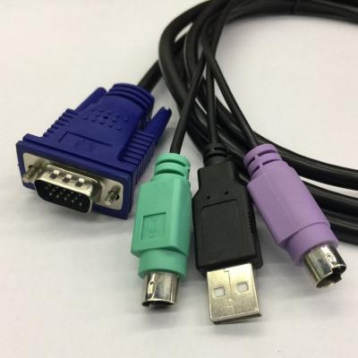 China Multimedia Custom Cables 15Pin VGA To BBN 5 Cable Video Cable For Display Advertising Screen Custom Length for sale