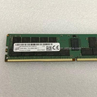 China Server MTA36ASF4G72PZ-2G6E1 32GB (1x32gb) Pc4-21300 2666mhz Ddr4 Sdram 2rx4 288 Pin CCE Registered Memory Module Server RAM for sale