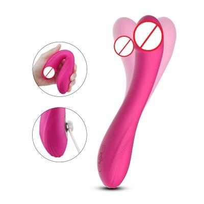 China Rechargeable Silicone Vibrator Sex Toy Dildo Vibrator For Women Adult Sex Toys for sale