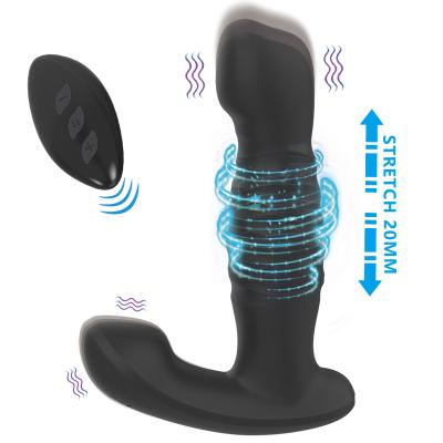 China Rechargeable Anal Vibrator Plug Silicone Vibrator Adult Products Silicone Toys Prostate Massager For Men for sale