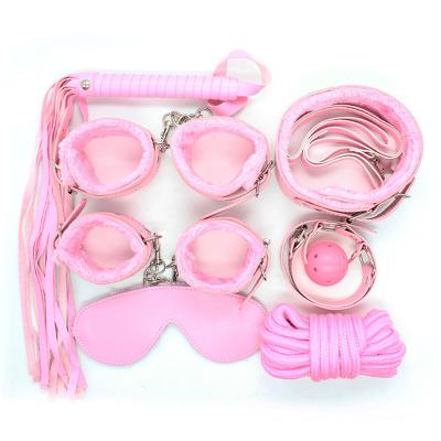 China Sexy SM Fun Sex Products Bdsm Handcuffs Restraint Bed Bondage For Adult Game bdsm kit self bondage for sale