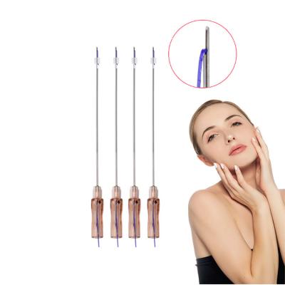 China Wholesale Safe And Reliable Pdo L Cannula Tooth 4D 6D Wire For Face Lifting for sale