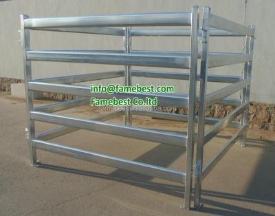 China Easily Assembled Australia 115x42mm Heavy Duty 5rail Cattle Panel Door In Hot Dipped Galvanized for sale