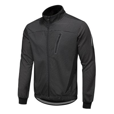 China Winter Cycling Jersey Wholesale Breathable Velor Lined Compound Thickened And Shear Cold Proof Custom Cycling Jersey Rain Windproof for sale