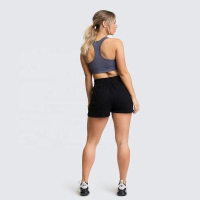 China OEM Elasticity Summer Women's Shorts Antibacterial Custom Yoga Shorts Gym Running Women's Sports Shorts for sale