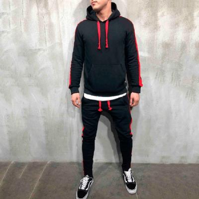 China Breathable Design 2 Piece Mens Tracksuit Your Own Clothing Sweatsuit Joggers Sets Custom Logo Mens Tracksuit for sale