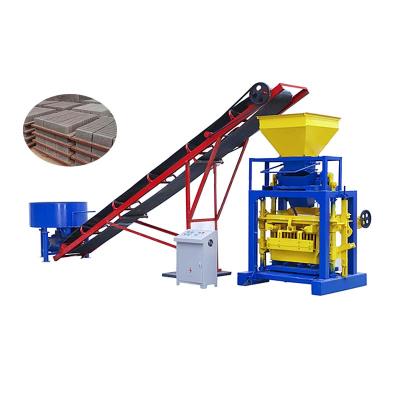 China Building Material Shops Cement Breeze Block Making Machine In India QT4-15 Concrete Block Paving Machine en venta